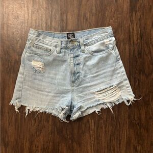 BDG light wash jean shorts